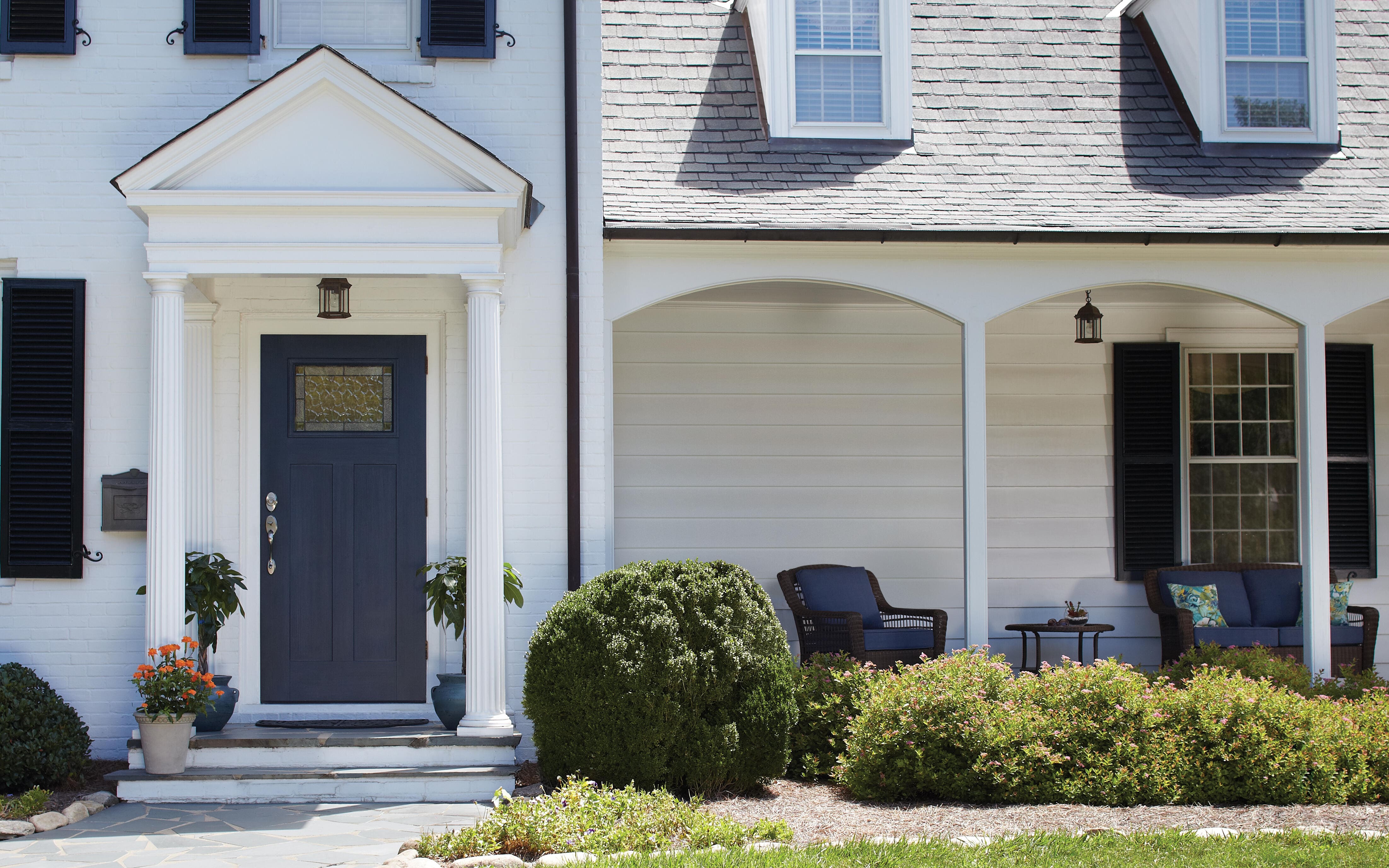 Exterior door with built store in pet door home depot